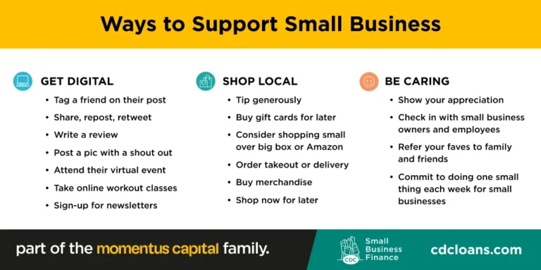 Ways to support local businesses
